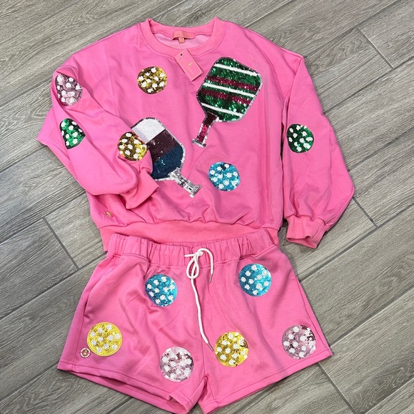 Simply Southern Other - Simply Southern pickleball sequin set. M. NWT